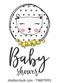 cute modern background, illustration in vector format