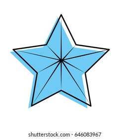 cute modern and big star design