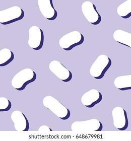 Cute modern colorful confetti pattern. Vector isolated