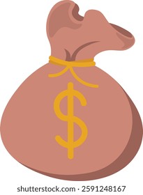 Cute Money Bag Illustrations in Various Styles
