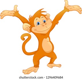 cute monkey cartoon