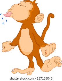 cute monkey cartoon