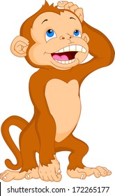 cute monkey cartoon