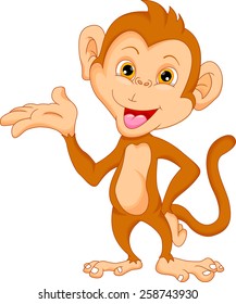 cute monkey cartoon 