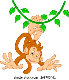 cute monkey cartoon 