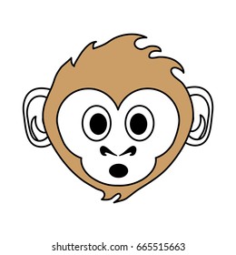 Cute monkey design