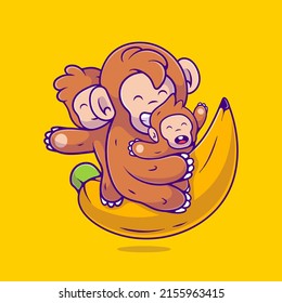 mona mona mona mona mona una ilustración de banana adecuada para el diseño de calcomanías y camisetas