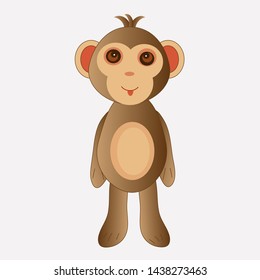 Cute monkey in the form of toys