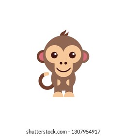 cute monkey icon