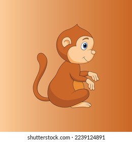 cute monkey logo vector design illustration template 16.eps
