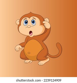 cute monkey logo vector design illustration template 12.eps
