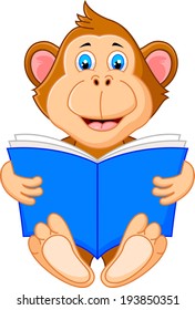 585 Monkey reading book Stock Vectors, Images & Vector Art | Shutterstock