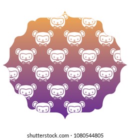 cute monkeys design