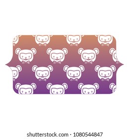 cute monkeys design