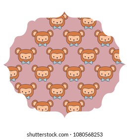cute monkeys design