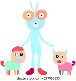 cute monster 