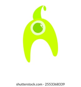 cute monster abstract character design