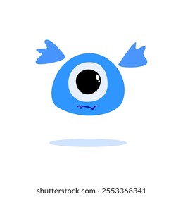 cute monster abstract character design