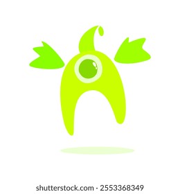Diseño de personaje abstracto monstruo lindo