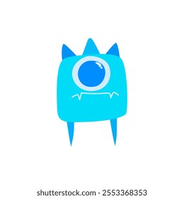 cute monster abstract character design