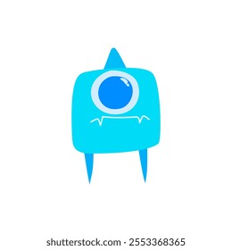cute monster abstract character design