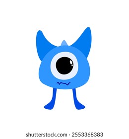 cute monster abstract character design