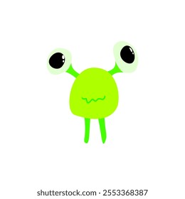 cute monster abstract character design
