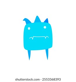 Diseño de personaje abstracto monstruo lindo