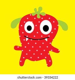 cute monster card