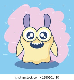 cute monster card icon