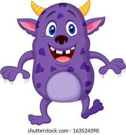 Cute monster cartoon
