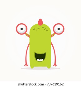 Cute monster cartoon