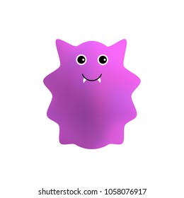Cute Monster - cartoon 3d. Vector illustration.
