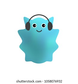 Cute Monster - cartoon 3d. Vector illustration.