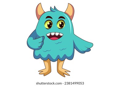 Cute Monster Cartoon Character Design