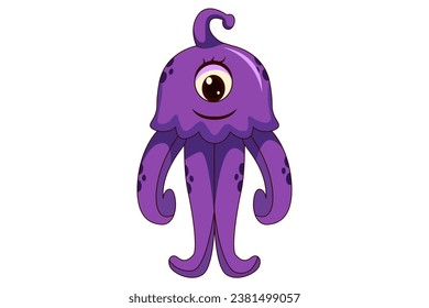 Cute Monster Cartoon Character Design