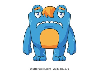 Cute Monster Cartoon Character Design
