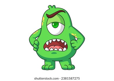 Cute Monster Cartoon Character Design
