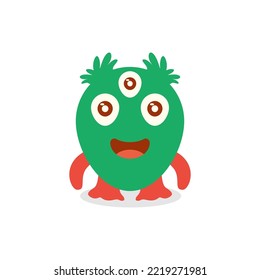 cute monster cartoon doodle hand drawn concept design vector art kawaii illustration