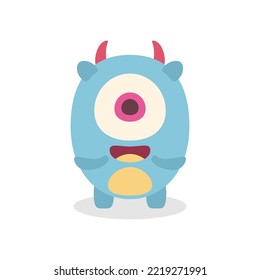 cute monster cartoon doodle hand drawn concept design vector art kawaii illustration