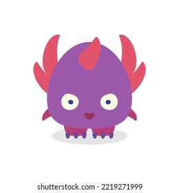 cute monster cartoon doodle hand drawn concept design vector art kawaii illustration