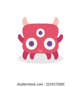 cute monster cartoon doodle hand drawn concept design vector art kawaii illustration