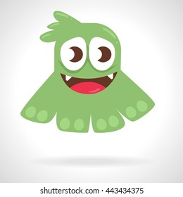 Cute monster. Cartoon illustration, flat style. Vector illustration on white background. Character