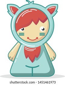 Cute Monster  Cartoon Style. EPS 10