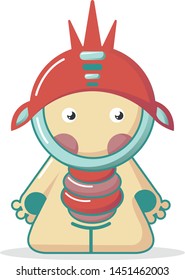 Cute Monster  Cartoon Style. EPS 10