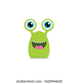 Cute Monster Character Cartoon Mascot Clipart Vector illustration for Shirt Halloween Home Decor Sticker Children Kindergarten Wall with Colorful and Friendly Face