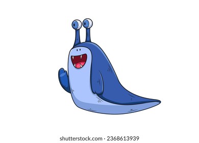 Cute Monster Character Design Illustration