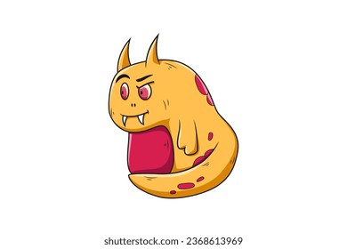 Cute Monster Character Design Illustration