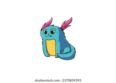 Cute Monster Character Design Illustration