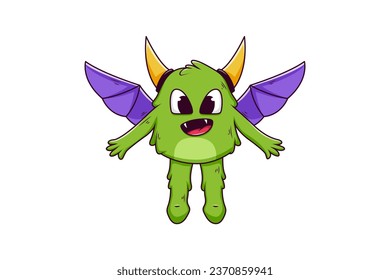 Cute Monster Character Design Illustration